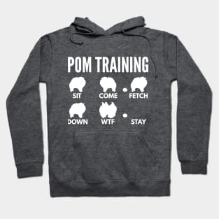 Pom Training Pomeranian Dog Tricks Hoodie